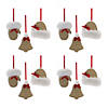 Cozy Mitten Hat And Bell Ornament (Set Of 12) 3.5"H, 4"H, 4.25"H Resin Image 4