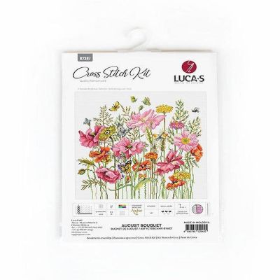 Crafting Spark (Wizardi) - August Bouquet B2387L Counted Cross-Stitch Kit Image 2