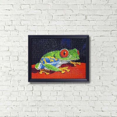 Crafting Spark (Wizardi) - Frog WD317 15.7 x 11.8 inches Wizardi Diamond Painting Kit Image 1