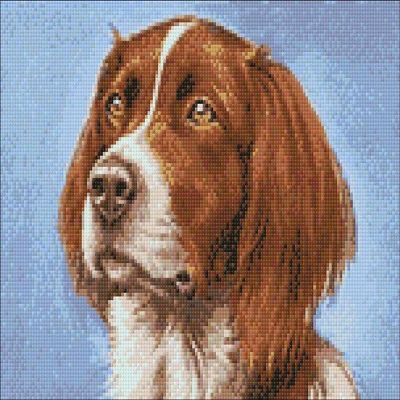 Crafting Spark (Wizardi) - Setter WD181 14.9 x 10.6 inches Wizardi Diamond Painting Kit Image 1