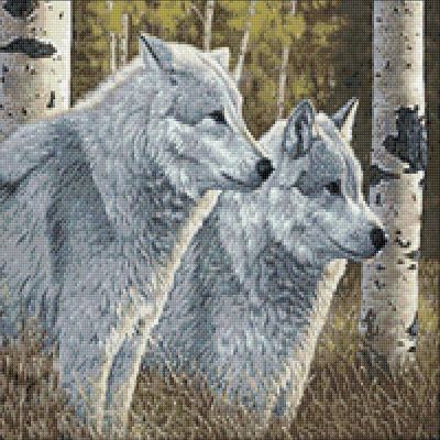 Crafting Spark (Wizardi) - Wolves CS2570 19.7 x 15.8 inches Crafting Spark Diamond Painting Kit Image 1
