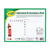 Crayola Alphabet & Numbers Pad, Pack of 12 Image 2