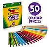 Crayola Colored Pencils, Full Length, Assorted Colors, 50 Per boProper, 2 BoProperes Image 2