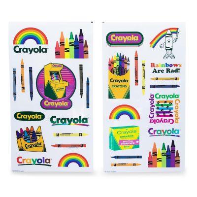 Crayola Crayon Box Retro Twist Spout Water Bottle and Sticker Set  32 Ounces Image 2