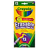 Crayola Erasable Colored Pencils, 12 Per Box, 6 Boxes Image 1