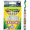 Crayola Metallic Crayons, 24 Per Pack, 6 Packs Image 3