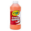 Crayola Premier Tempera Paint, 16 oz, Orange, Pack of 3 Image 1