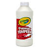Crayola Premier Tempera Paint, 16 oz, White, Pack of 3 Image 1