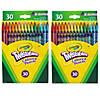 Crayola Twistables Colored Pencils 30 Per Box, 2 Boxes Image 1