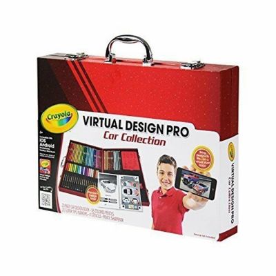 Crayola&#8482; Virtual Design Pro-Cars Set, New,   Travel Kit Image 1