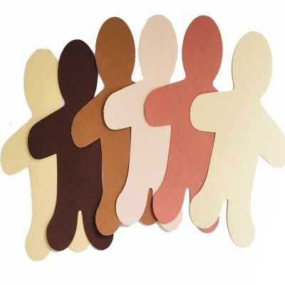 Creative Shapes Etc.  -  Person Multicultural Creative Cut-outs- 5.5&#8221; Image 1