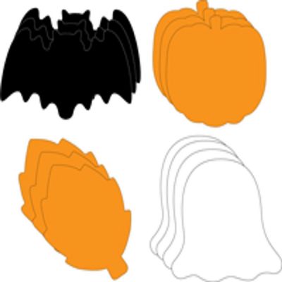 Creative Shapes Etc.  -  Small Cut-out Set - Halloween Image 1