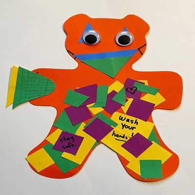 Creative Shapes Etc. - Activity Kit - Teddy Bear Image 1
