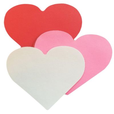 Creative Shapes Etc. - Creative Magnets - Large Tri-color Heart Image 1