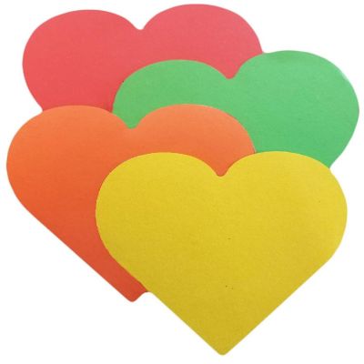 Creative Shapes Etc. - Die-cut Magnetic - Large Assorted Color Heart Image 1