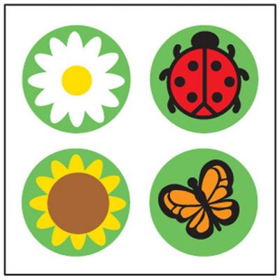 Creative Shapes Etc. - Incentive Stickers - Daisy/bug Image 1