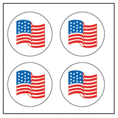 Creative Shapes Etc. - Incentive Stickers - Flag Image 1
