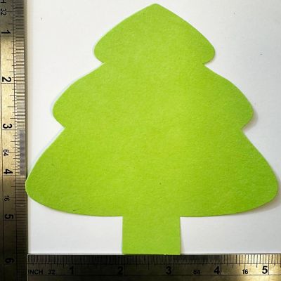 Creative Shapes Etc. - Large Assorted Color Construction Paper Craft Cut-out - Holiday Evergreen Tree Image 2
