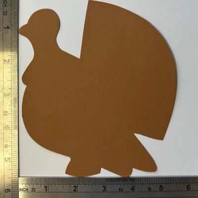 Creative Shapes Etc. - Large Assorted Color Construction Paper Craft Cut-out - Thanksgiving Turkey Image 2