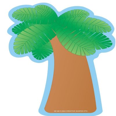 Creative Shapes Etc. - Large Notepad - Palm Tree Image 1