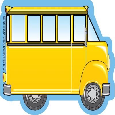 Creative Shapes Etc. - Mini Notepad - School Bus Image 1