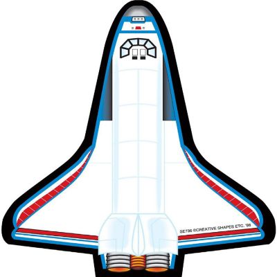 Creative Shapes Etc. - Mini Notepad - Space Shuttle Image 1