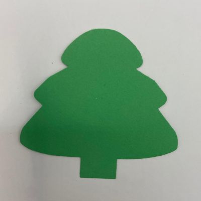 Creative Shapes Etc. - Small Assorted Color Construction Paper Craft Cut-out - Holiday Evergreen Tree Image 2