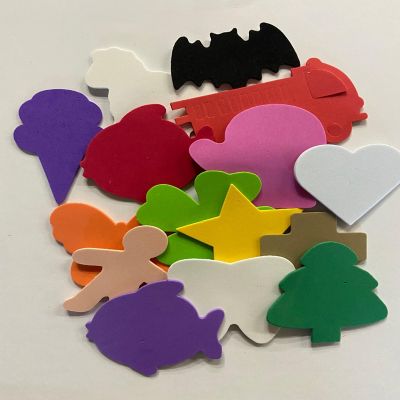 Creative Shapes Etc. - Small Assorted Pack Creative Foam Craft Cut-outs Image 1