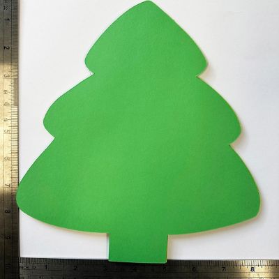 Creative Shapes Etc. - Super Cut-outs - Assorted Color Holiday Evergreen Tree 8in x 10in Image 2