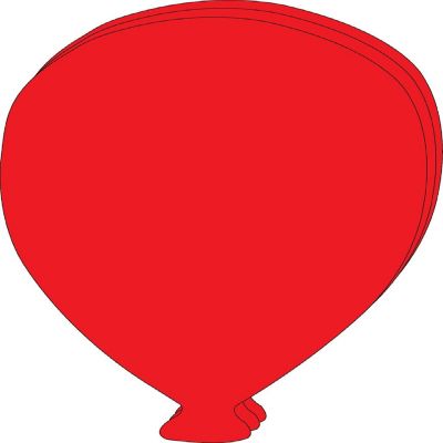 Creative Shapes Etc. - Super Cut-outs - Single Color Balloon Image 1