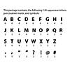 Creative Teaching Press Caf 7 Inch Designer Letters, 114 Pieces Per Pack, 3 Packs Image 2