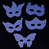 Creativity Street Die-Cut Paper Masks, Mardi Gras Assortment, Assorted Sizes, 24 Pieces Per Pack, 6 Packs Image 3