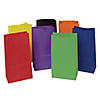 Creativity Street Kraft Bag, Assorted Bright Colors, 6" x 3-5/8" x 11", 28 Per Pack, 3 Packs Image 1