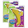 Creativity Street Low-Temp Mini Glue Gun, Yellow, 5.5" x 4", 1 Glue Gun + 3 Glue Sticks Per Pack, 2 Packs Image 1