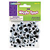 Creativity Street Wiggle Eyes, Black, Assorted Sizes, 100 Pieces Per Pack, 6 Packs Image 1