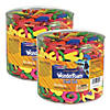 Creativity Street WonderFoam Craft Tub, Letters and Numbers, Assorted Sizes, 1/2 lb. Per Tub, 2 Tubs Image 1