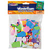 Creativity Street WonderFoam Peel & Stick Letters & Numbers, Assorted Colors & Sizes, 267 Pieces Per Pack, 6 Packs Image 1