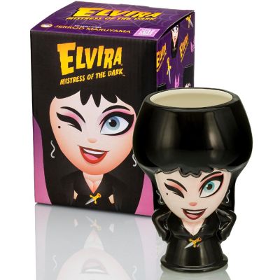 Cupful of Cute Mistress of the Dark Elvira Ceramic Mug  Holds 18 Ounces Image 1