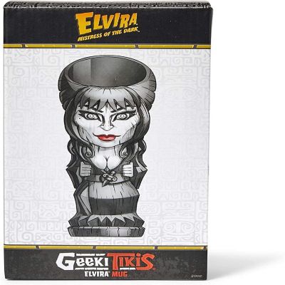 Cupful of Cute Mistress of the Dark Elvira Ceramic Mug  Holds 18 Ounces Image 1