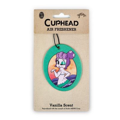 Cuphead Cala Maria Mermaid Boss Hanging Air Freshener, Vanilla Scent Image 1