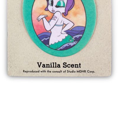 Cuphead Cala Maria Mermaid Boss Hanging Air Freshener, Vanilla Scent Image 1