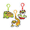 Cute Critters Backpack Clip Keychains - 12 Pc. Image 1
