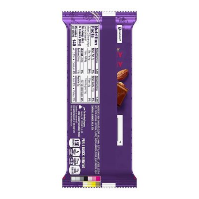 DAIRY MILK Fruit & Nut Milk Chocolate with Raisins and Almonds Full Size, Individually Wrapped Candy Bars, 3.5 oz (Case of 14) Image 1