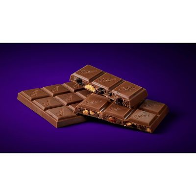 DAIRY MILK Fruit & Nut Milk Chocolate with Raisins and Almonds Full Size, Individually Wrapped Candy Bars, 3.5 oz (Case of 14) Image 2