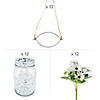 Daisy & Mason Jar Outdoor Wedding Aisle Decorating Kit - Makes 12 Image 1