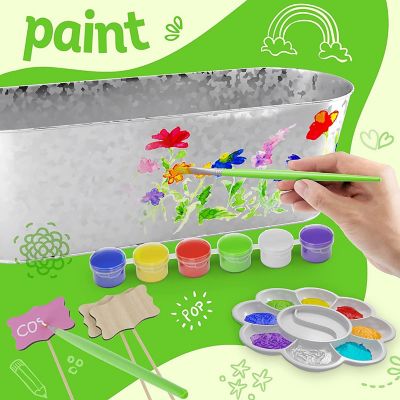 Dan&Darci - Paint & Plant Flower Growing Kit for Kids Image 1