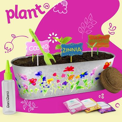 Dan&Darci - Paint & Plant Flower Growing Kit for Kids Image 2