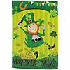 Dancing Leprechaun "Happy St. Patty's" Outdoor Garden Flag 18" x 12.5" Image 1