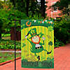 Dancing Leprechaun "Happy St. Patty's" Outdoor Garden Flag 18" x 12.5" Image 2