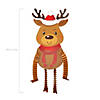 Dangle-Leg Reindeer Hanging Honeycomb Decorations - 4 Pc. Image 1